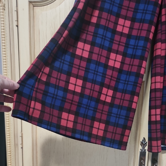 Azules Checkered Red and Blue Pants - Picture 3 of 6